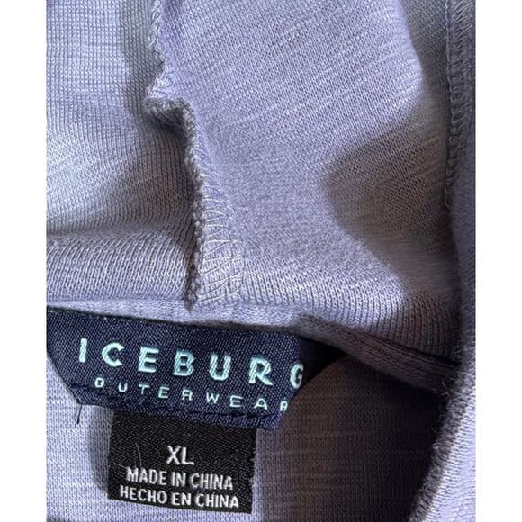 Iceburg Outerwear Women XL Gray Lightweight Long Sleeve Casual Active Hoodie - Picture 3 of 6